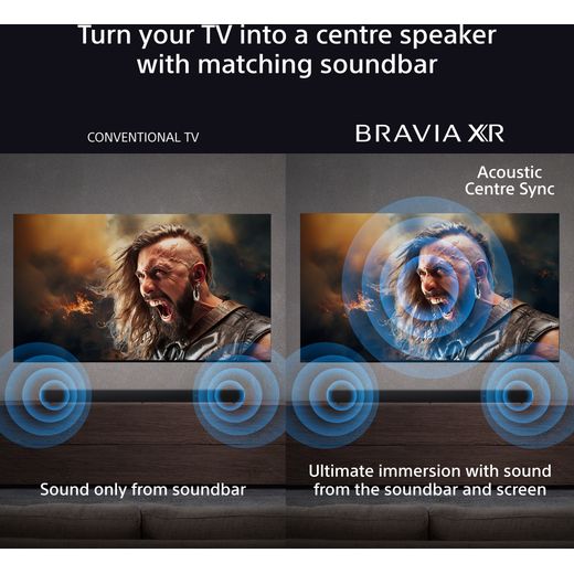 Sony BRAVIA 5 XR55B 65" 4K Ultra HD MiniLED Smart Android TV - Annotation - Acoustic sound shot 