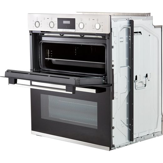 Bosch Serie 4 NBS533BS0B Built Under Double Oven - Stainless Steel