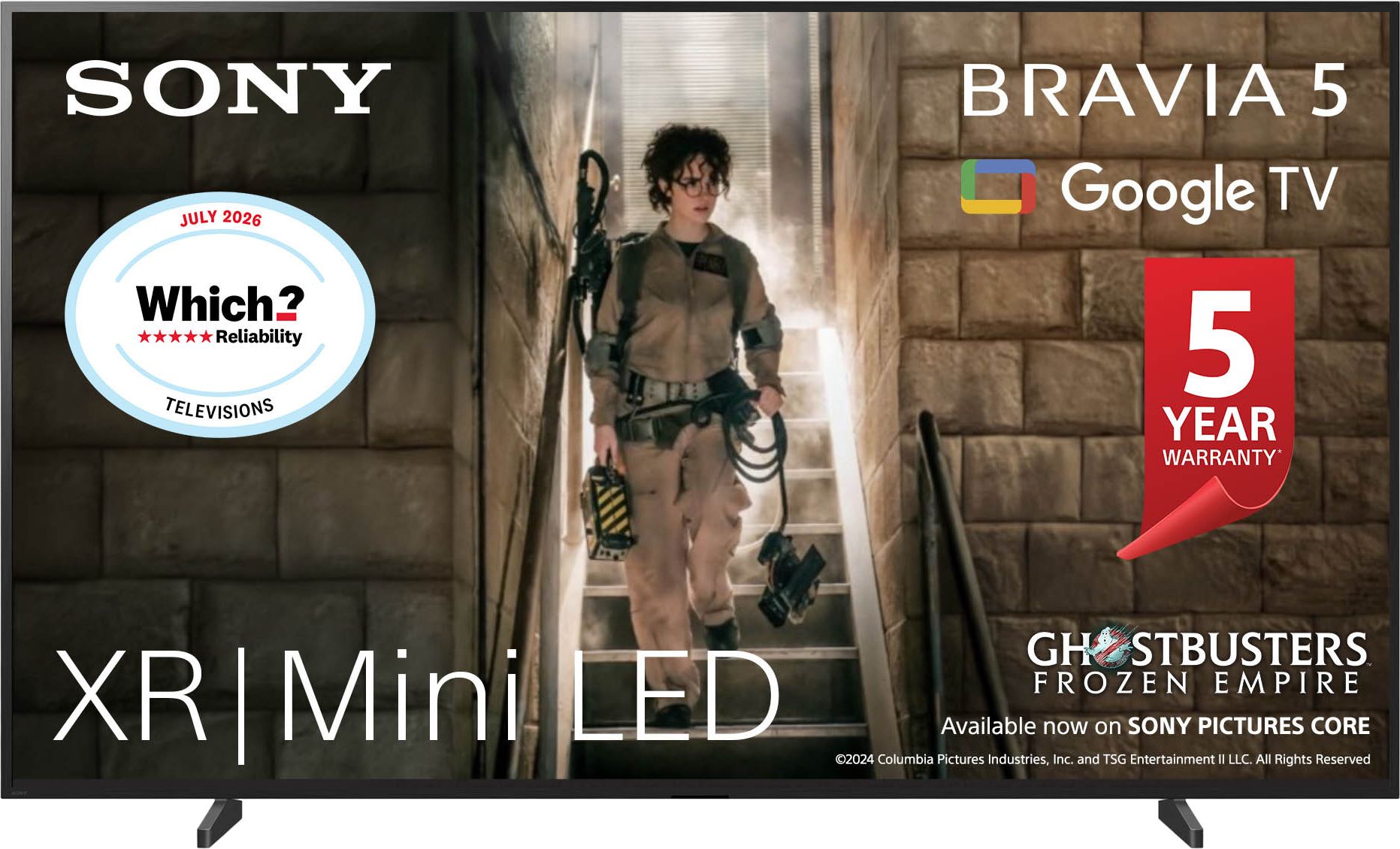 Sony BRAVIA 5 98-inch MiniLED TV 4K Ultra HD Smart TV Black