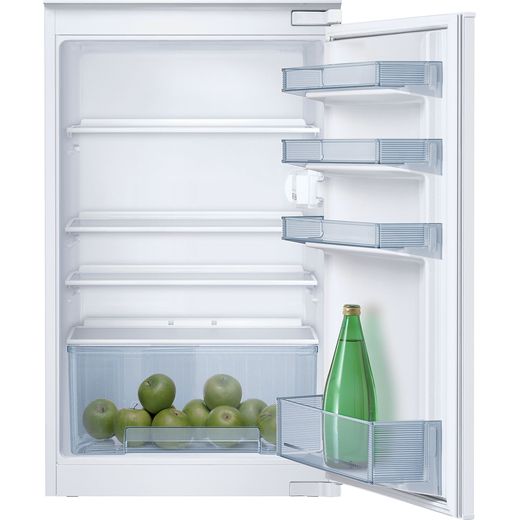 NEFF N30 K1514XF0G Integrated Upright Fridge - Sliding Door Fixing Kit - White - F Rated