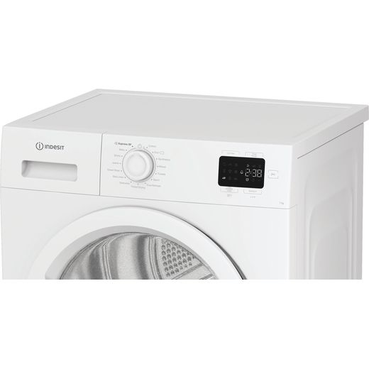 Indesit C YSD 72D WW UK 7Kg Heat Pump Tumble Dryer - White - Control panel