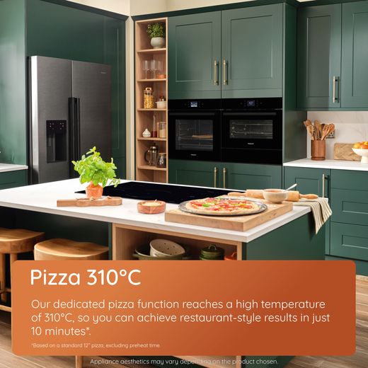 Hotpoint HOI6A8PT1SBUK Built In Electric Single Oven with Pyrolytic Cleaning - Black - Annotation - Pizza_310