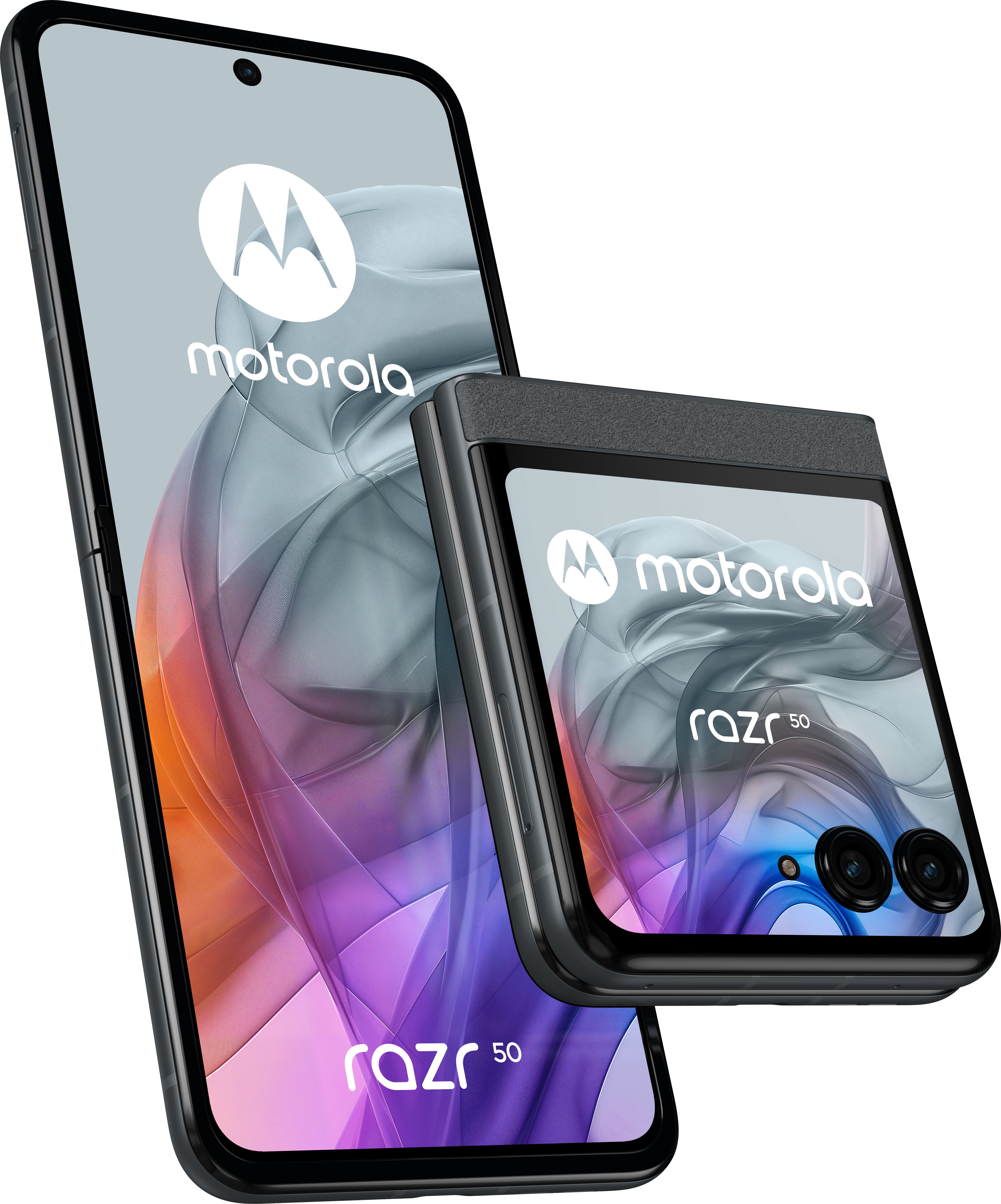 Motorola Razr 50 256GB Flip Smart Phone in Koala Grey, Grey