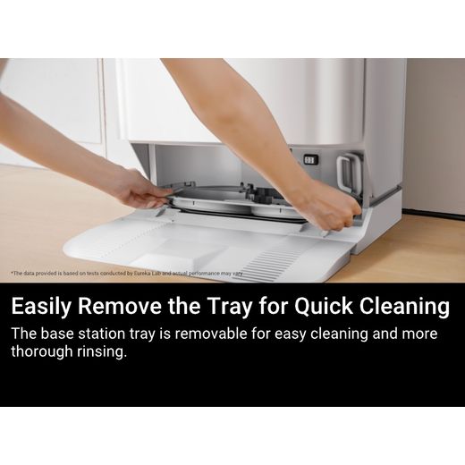 Eureka J15 Robotic Vacuum Cleaner - White - annotation - quick cleaning