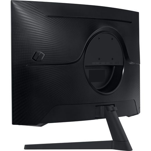 Samsung Odyssey G55C 32" Quad HD 165Hz Gaming Monitor with FreeSync - Black - back right perspective shot 