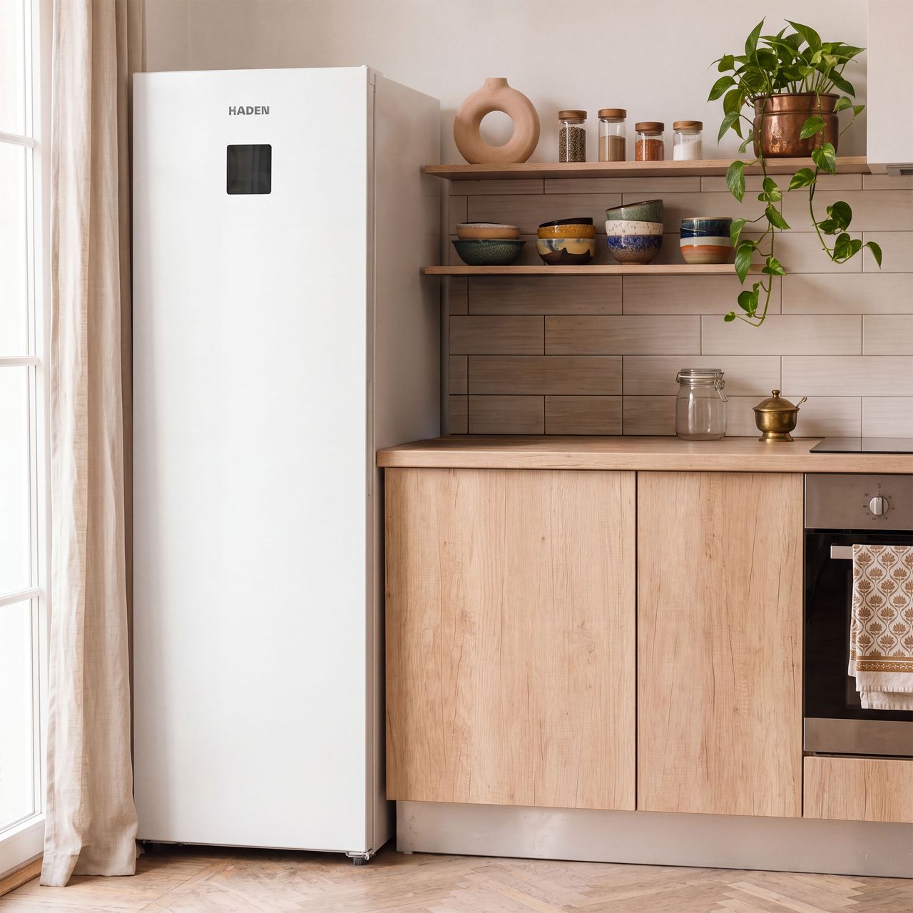 Haden 146L Upright Freezer | HZ150FF_WH | ao.com