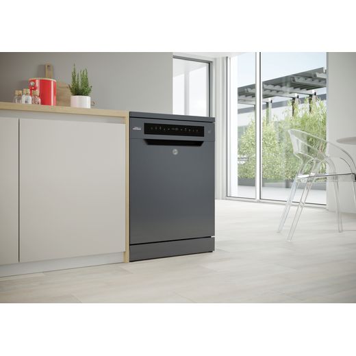 Hoover H-DISH 500 Standard Dishwasher - Anthracite - Dishwasher in kitchen