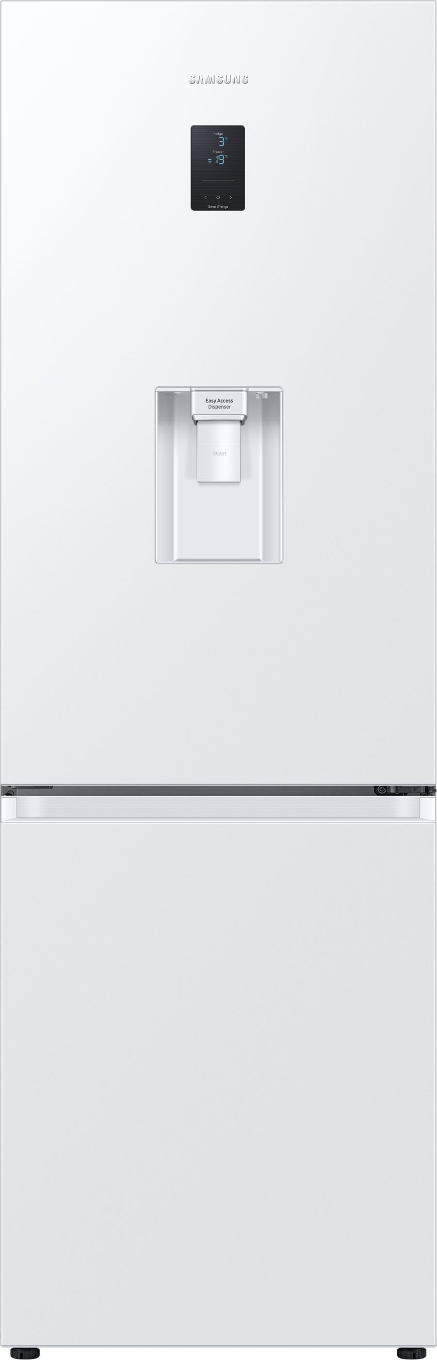 Samsung Series 4 RB34C652DWW Wifi Connected 60/40 No Frost Fridge Freezer - White - D Rated, White