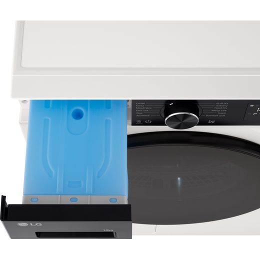 LG RHX5010THB Wifi Connected 10Kg Heat Pump Tumble Dryer - White - water tank shot