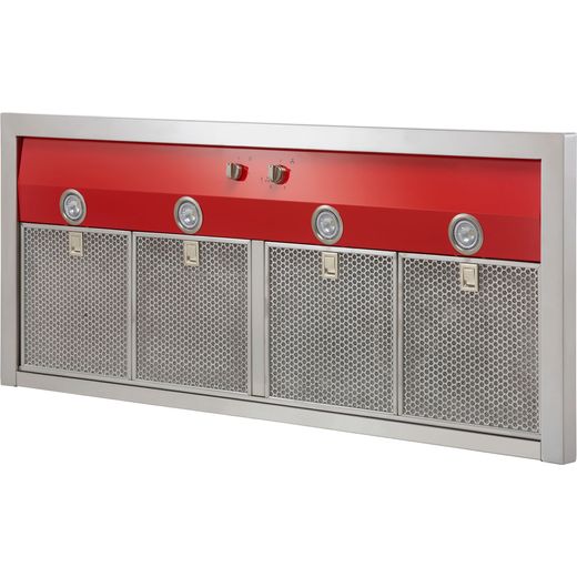 Smeg Portofino KPF12RD 120 cm Chimney Cooker Hood - Red