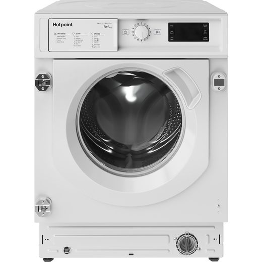 Hotpoint Integrated 8Kg / 6Kg Washer Dryer - White - Front shot