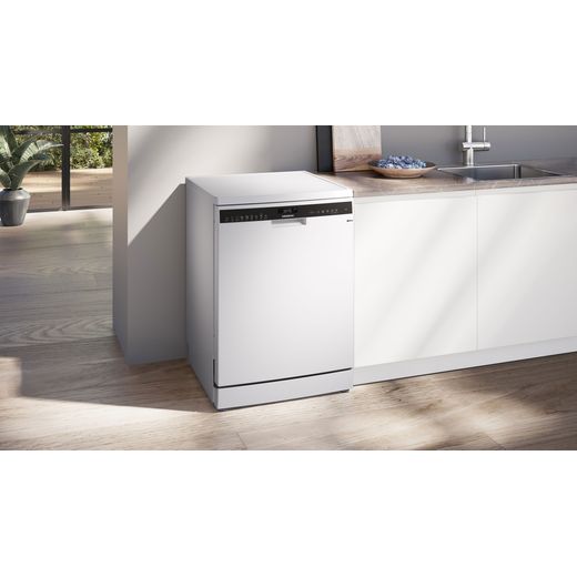 Siemens IQ-500 Standard Dishwasher - White - Dishwasher in kitchen shot
