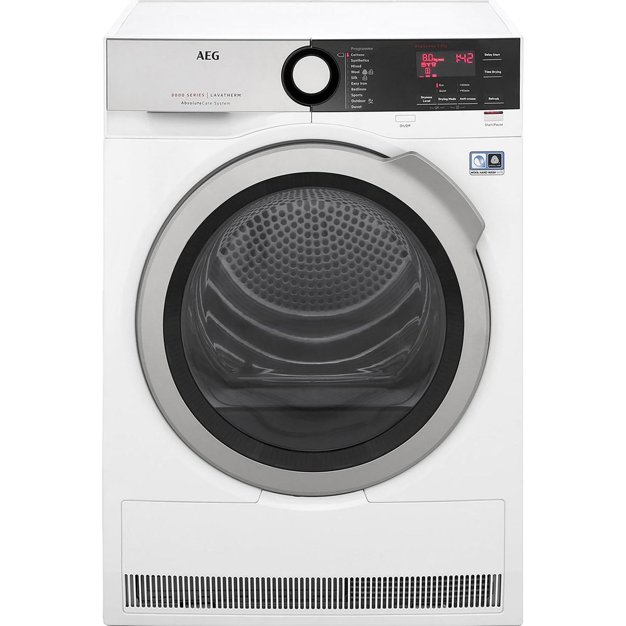 AEG AbsoluteCare Technology T8DEE845R 8Kg Heat Pump Tumble Dryer Review
