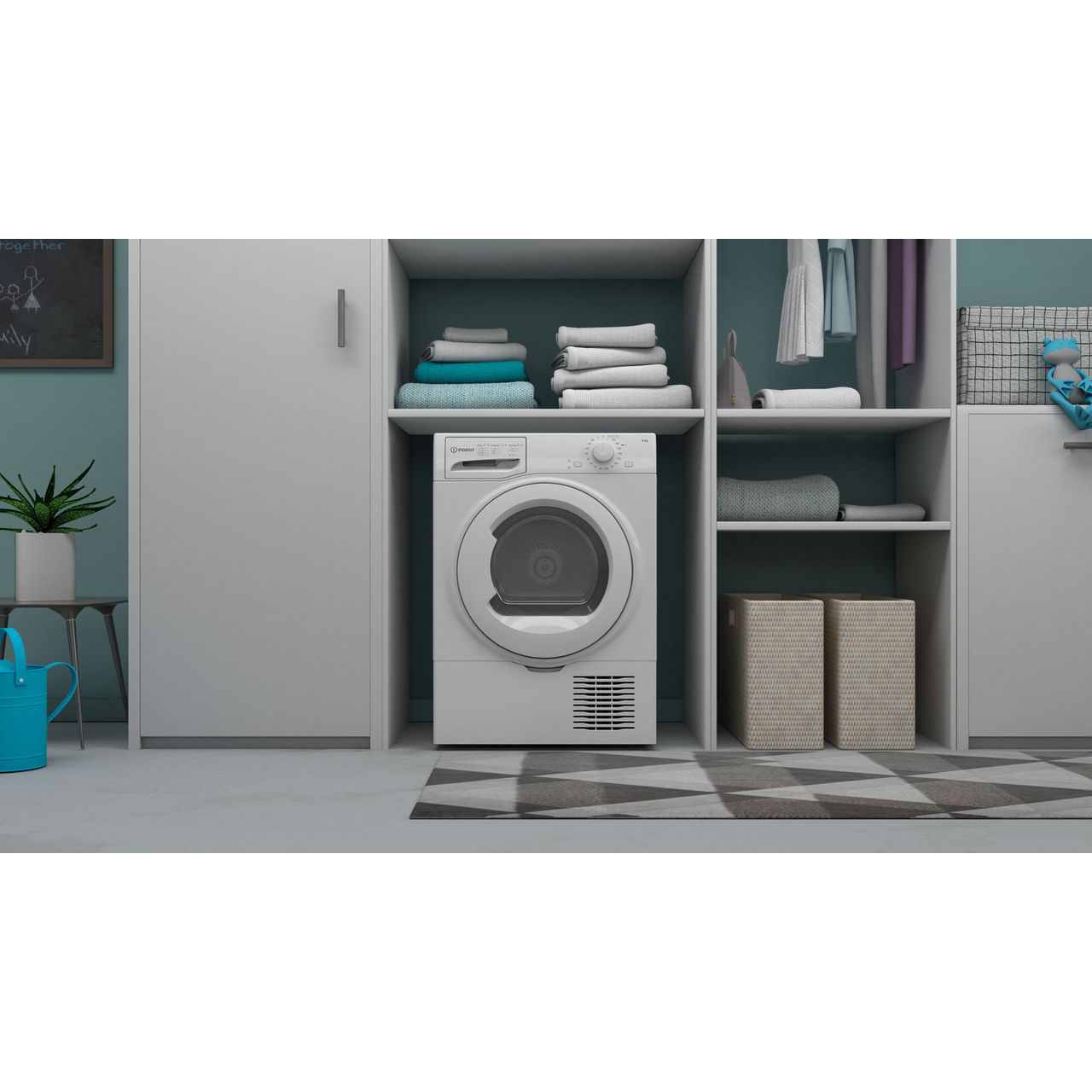 indesit i2d81wuk 8kg condenser tumble dryer white b rated