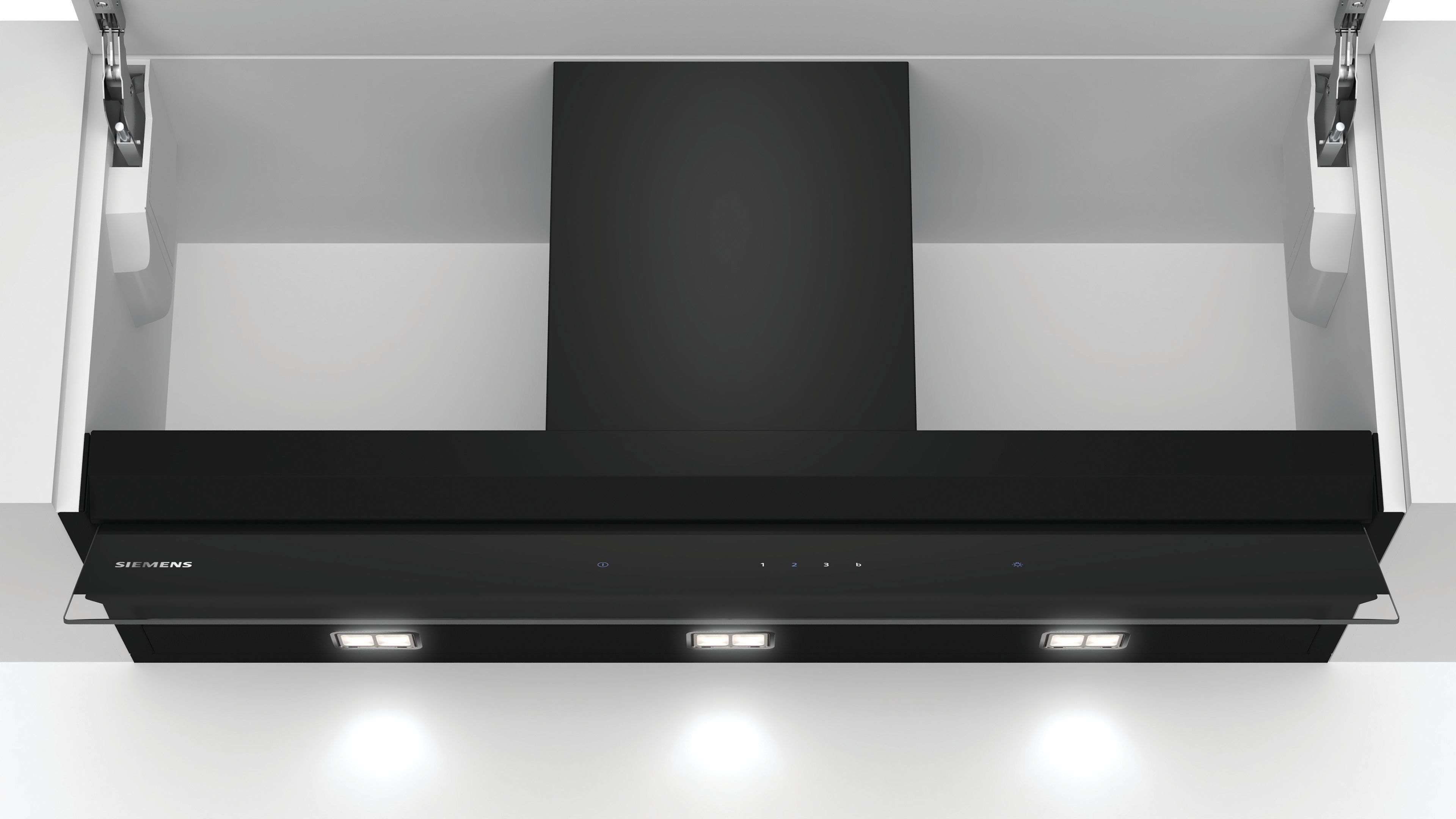 Siemens Built-In Cooker Hood - Black - 90cm Width - 460 m³/h Extraction