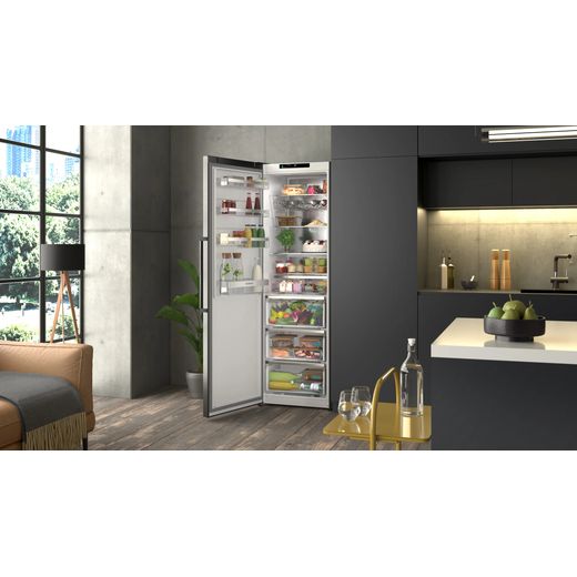 Siemens IQ-500 KS36NAXCG Integrated Upright 186cm Fridge - Black - Fridge in kitchen