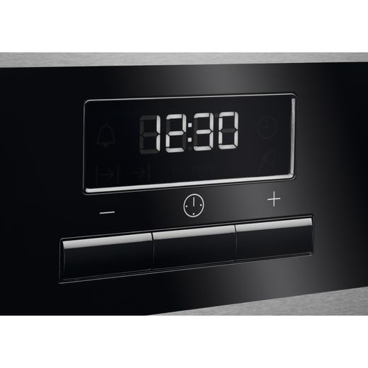 AEG Built In Electric Double Oven - Stainless Steel - Timer control shot