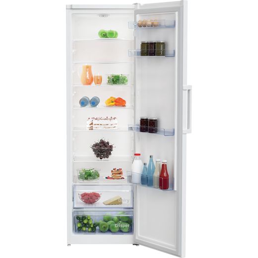 Beko LSP4579W Fridge - White - Front with door open shot