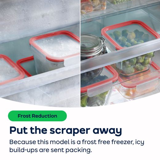 AEG 7000 Series NAB7N181EC Integrated 177cm High Frost Free Upright Freezer with Fixed Door Fixing Kit - AO Annotation - Frost-Free-Freezer
