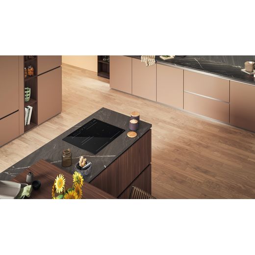 Hotpoint CleanProtect TS8660CCPNE 59cm Induction Hob - Black - Hob in kitchen