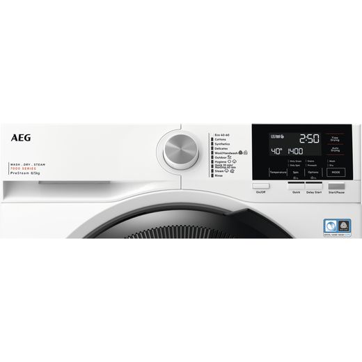 AEG 7000 Series / 5Kg Washer Dryer - White - Control panel shot