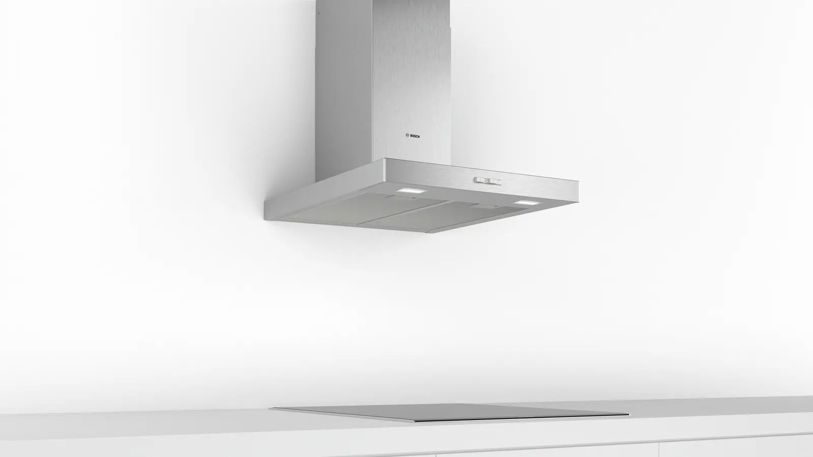 Image of Bosch Series 2 DWB64BC50B 60cm Chimney Cooker Hood - Stainless Steel, Stainless Steel