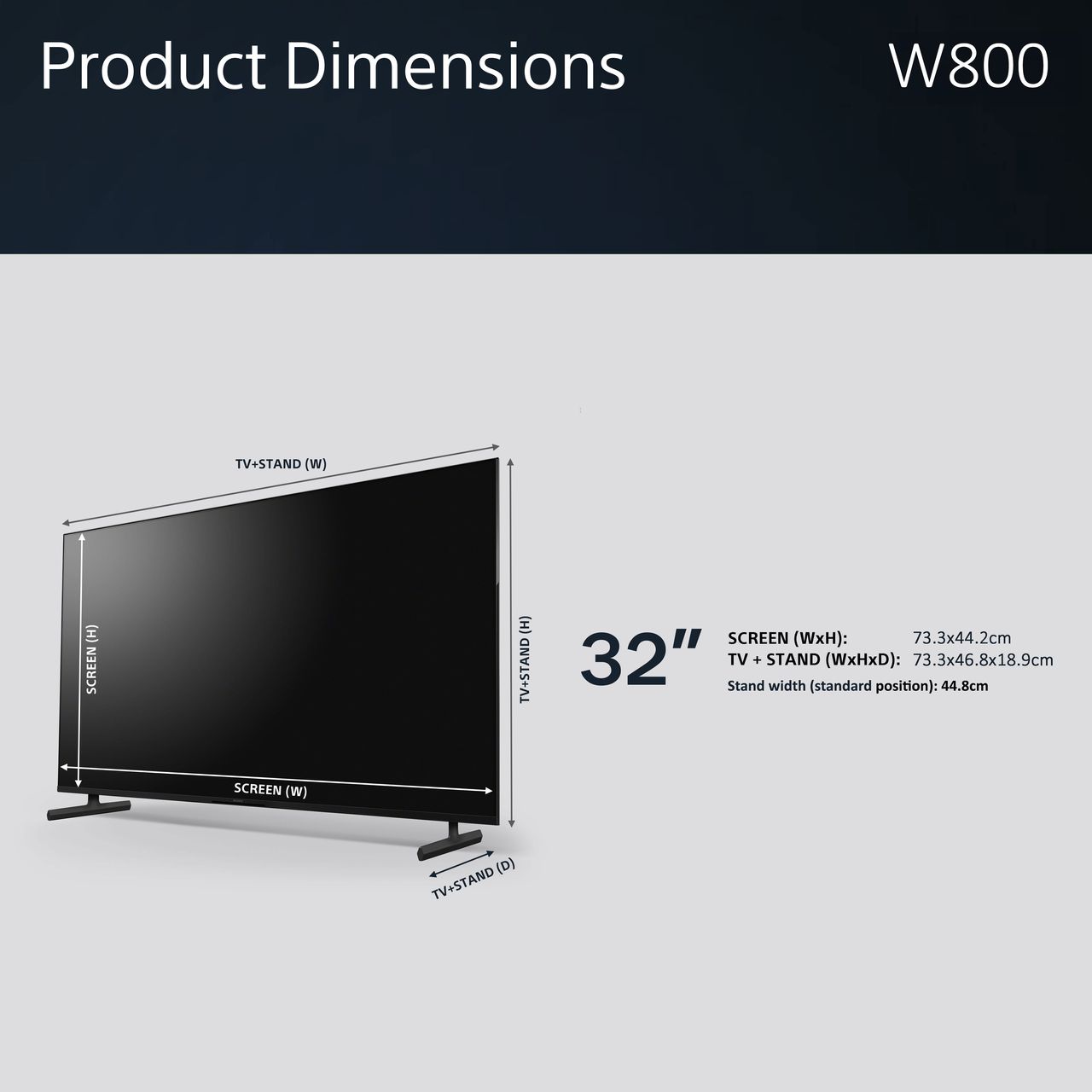 Sony 32-inch Smart Android TV | W800 | ao.com