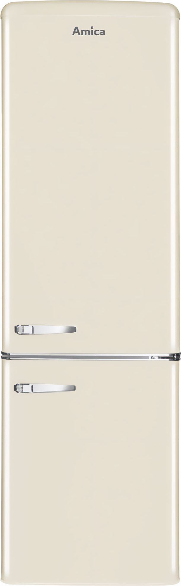 Amica FKR29653C/1 Freestanding Fridge Freezer - Cream - 181L Fridge, 63L Freezer