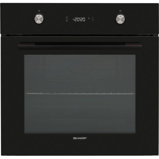 Sharp K-61P27BNM-EN Built In Electric Single Oven - Black - A Rated