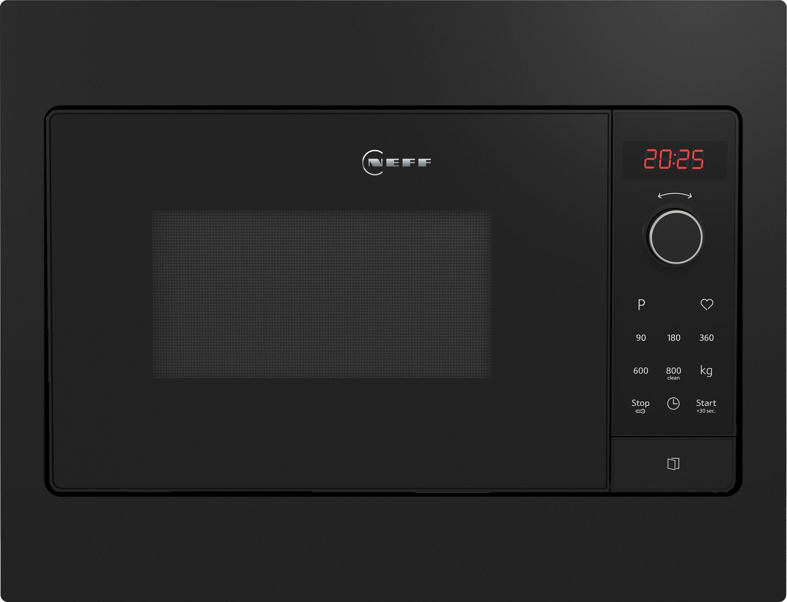 NEFF Built-in Microwave Oven - 20L Capacity - 800W Power - Black