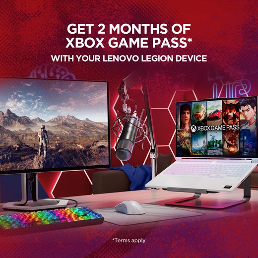 Lenovo Legion 7 OLED 16" Laptop - NVIDIA® GeForce RTX™ 5060, AMD Ryzen™ AI 7, 1TB SSD, 32 GB RAM - annotation - 2 months Xbox gamepass
