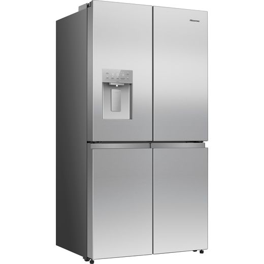 Hisense PureFlex American Fridge Freezer - Stainless Steel - Right perspective shot