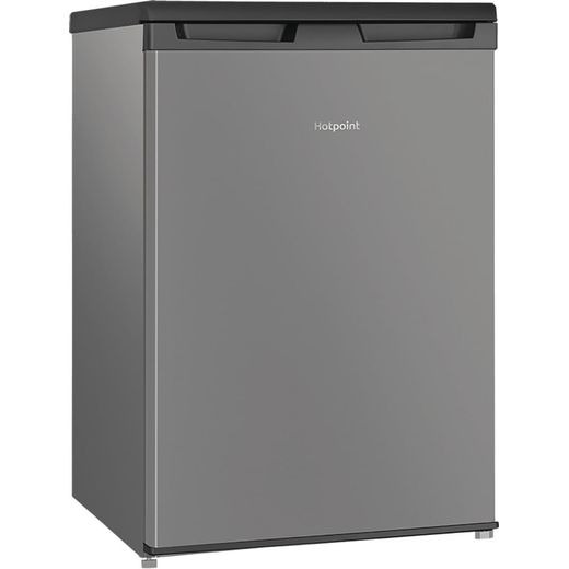 Hotpoint Under Counter Freezer - Grey - Right perpsctive shot 