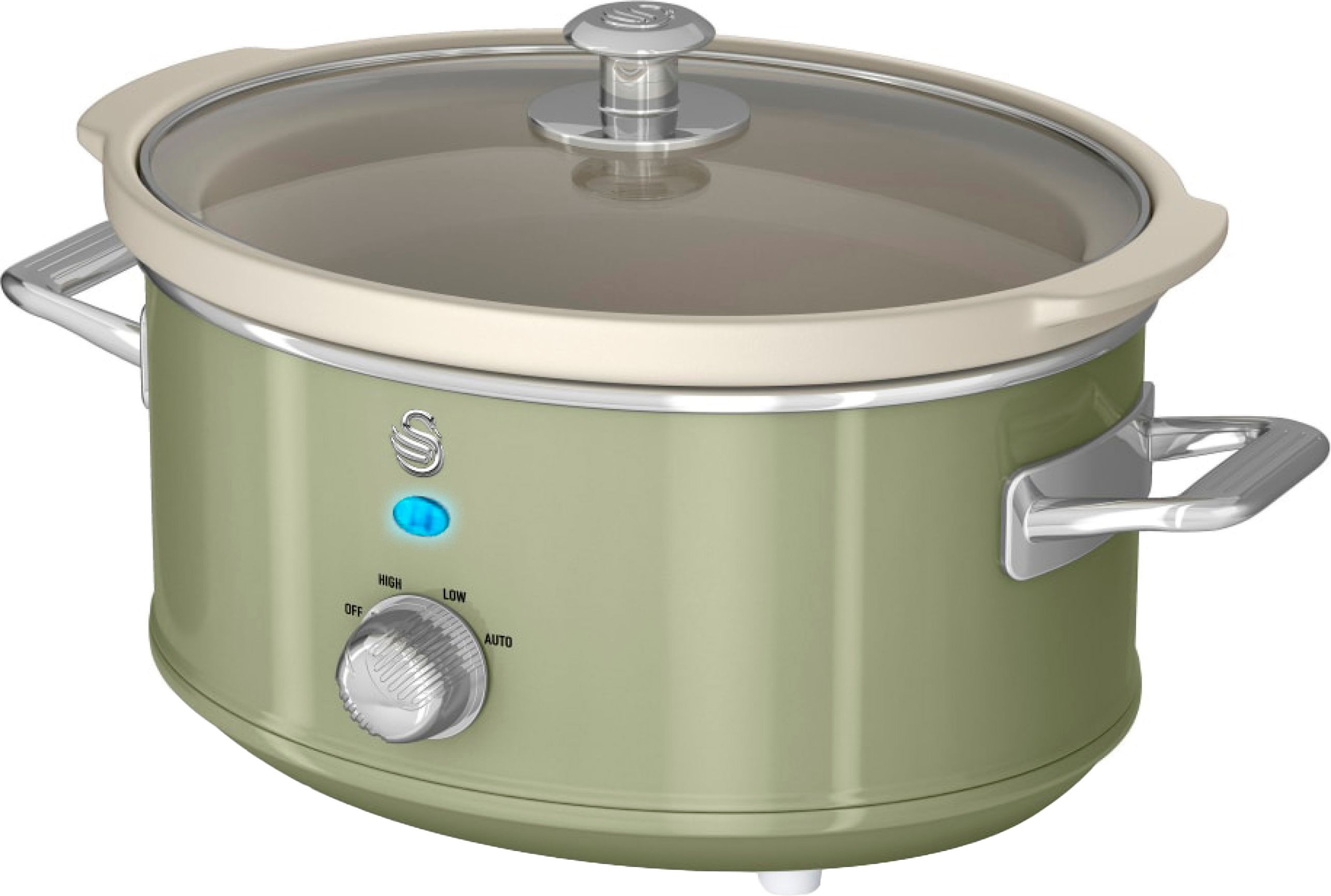 Swan Retro Slow Cooker 3.5L Green SF17021GN