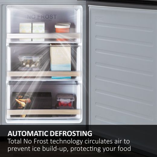 Haier InstaSwitch Frost Free Upright Freezer - White - Annotation - No frost shot