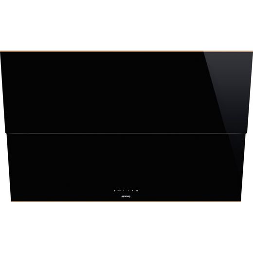 Smeg Dolce Stil Novo KSVV90NRA 90 cm Chimney Cooker Hood - Black / Copper - A Rated