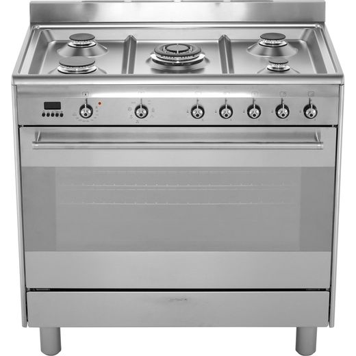 Smeg Concert SUK91MFX9 90cm Dual Fuel Range Cooker - Stainless Steel