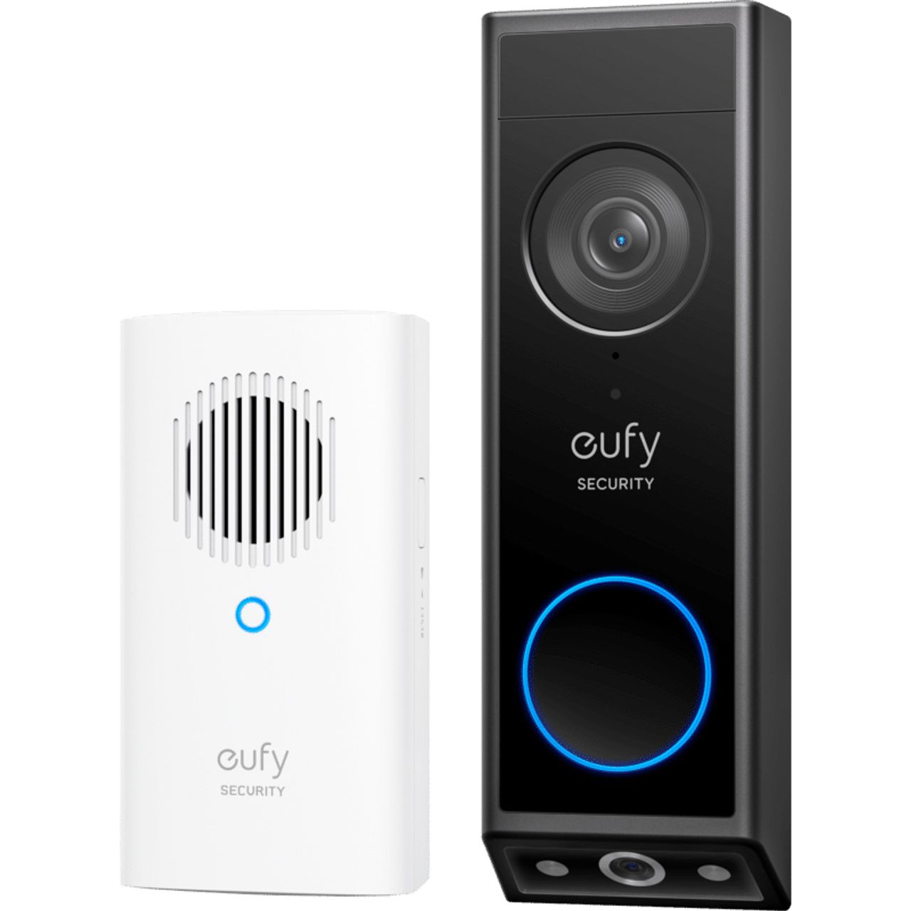 Eufy Video Doorbell E340 With Chime 1080p Home Security Camera Black