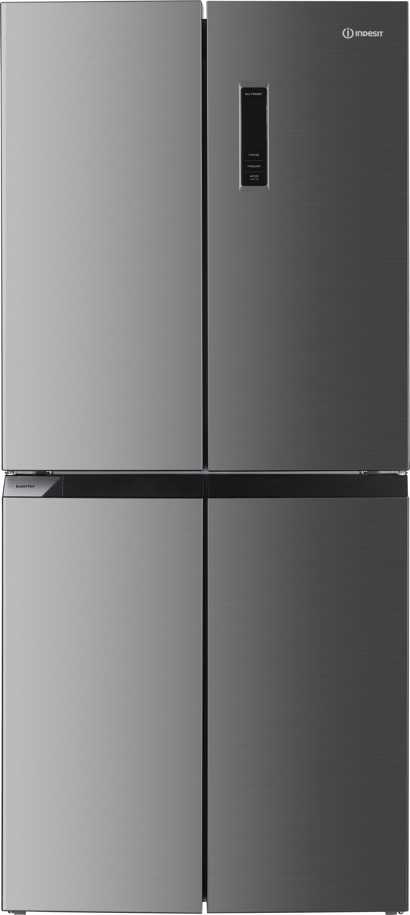 Indesit American Fridge Freezer - Stainless Steel - Total No Frost - 421L