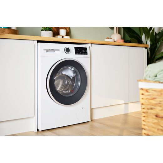 Bosch Series 6 10.5Kg / 6Kg Washer Dryer - White - Washer dryer in kitchen shot