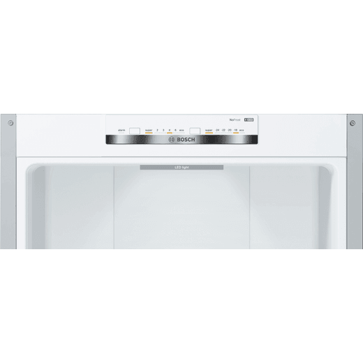Bosch Series 4 70/30 Frost Free Fridge Freezer - Stainless Steel Effect - Control panel