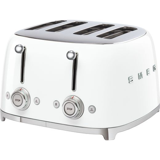 Smeg 50's Retro TSF03WHUK 4 Slice Toaster - White