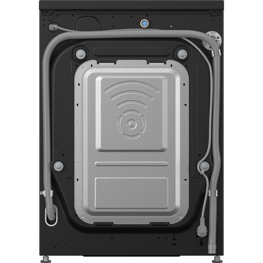 LG VX70 Series AI Direct Drive™ F4X7013TBB 13kg Washing Machine with 1400 rpm - Matte Black - Back shot