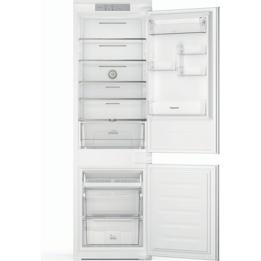 Hotpoint HTC18T532UK Integrated Frost Free Fridge Freezer with Sliding Door Fixing Kit - White