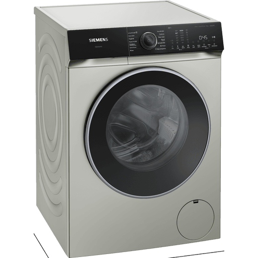 Siemens IQ-500 i-Dos™ WG46H2AXGB 9.0kg Washing Machine with 1600 rpm - Silver - Right perspective