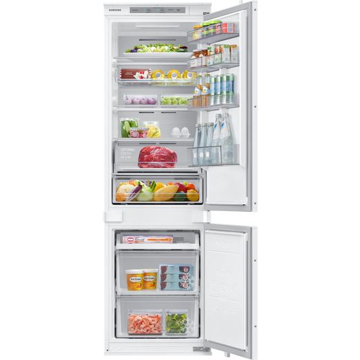 Samsung BRB26705DWW Integrated 70/30 Frost Free Fridge Freezer with Sliding Door Fixing Kit - White - D Rated