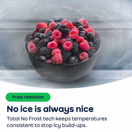 Samsung Family Hub™ American Fridge Freezer - Silver - AO Annotation - Total-No-Frost
