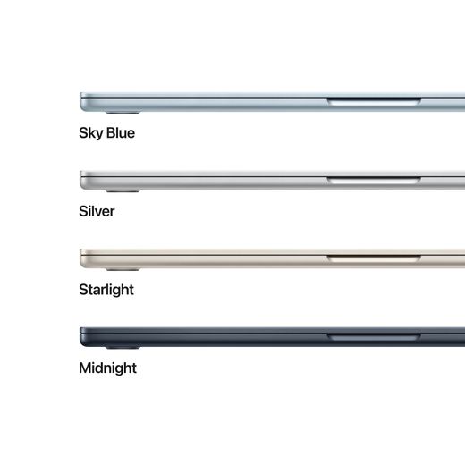 Apple MacBook Air, - Silver - Annotation - Colour variation