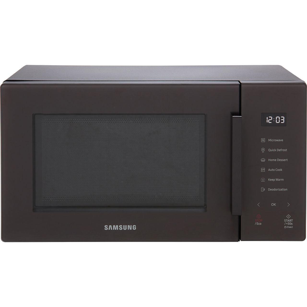 Samsung Mikrowelle Bespoke, Clean Charcoal, 23l, 800W, MS23T5018AC