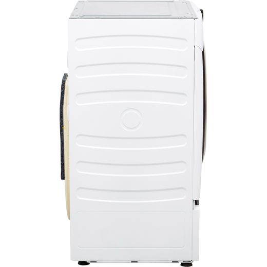Haier Series 4 HDBIH7A2TBEX Integrated 7Kg Heat Pump Tumble Dryer - White - Side shot